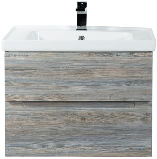 Подвесная тумба под раковину Art&Max Techno 70см сосна AM-Techno-700-2C-SO-LW635